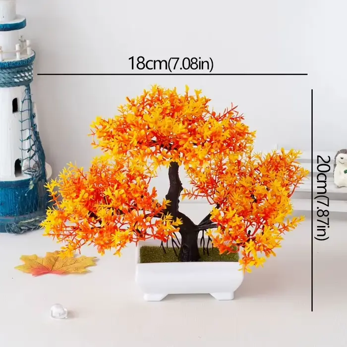 Plantes de pin artificielles en plastique, bonsaï, petit Pot d'arbre, fausse plante en Pot, Arrangem