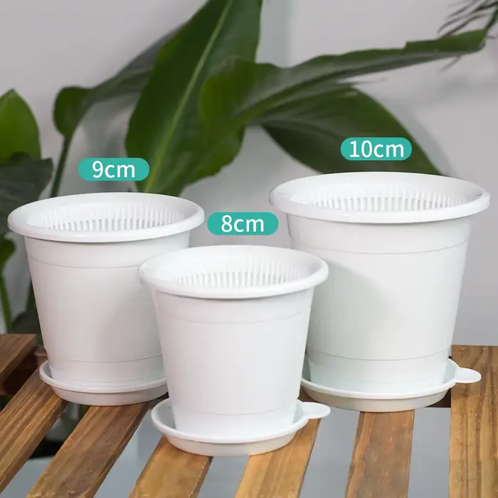 Pot d'orchidée en maille avec trous d'air, pot succulent, pot de fleur en plastique, récipient pour 