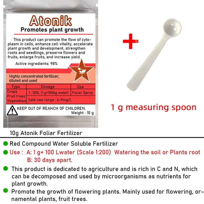 Engrais soluble dans l'eau Atonik