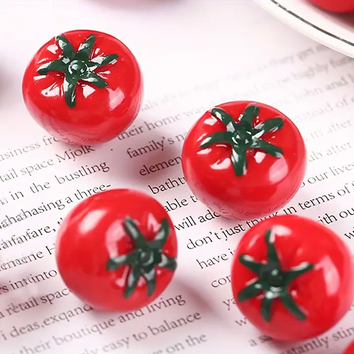 10 pièces bricolage Mini modèle de tomate ornements bricolage accessoires artisanat d'art approvisio