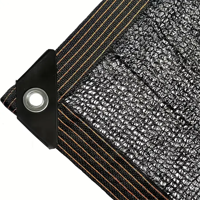 Filet d'ombrage noir 3 ailettes, taux d'ombrage 45%, protection UV, toile pare-soleil pour jardin, p
