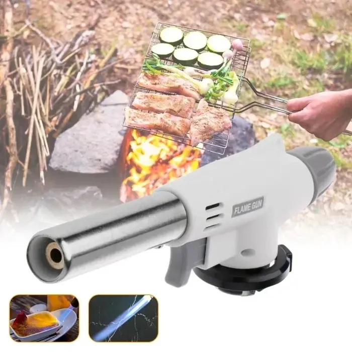 Brûleur de Butane, flamme de Camping, cuisson de Barbecue, torche à gaz, briquet, pistolet à flamme 