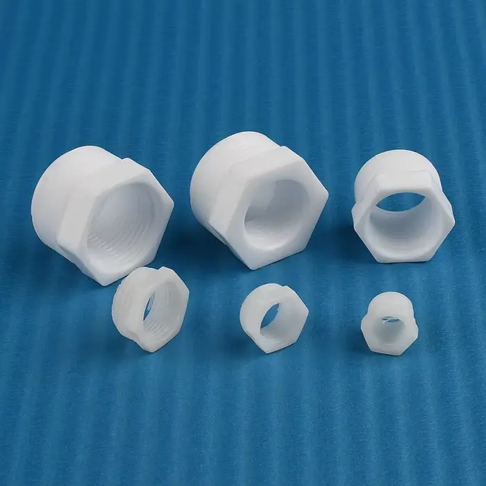 Connecteur de douille fileté en plastique, 3/8 ", 1/4", 1/8 ", 1/2", 3/4 ", 1", droit, mâle, femelle