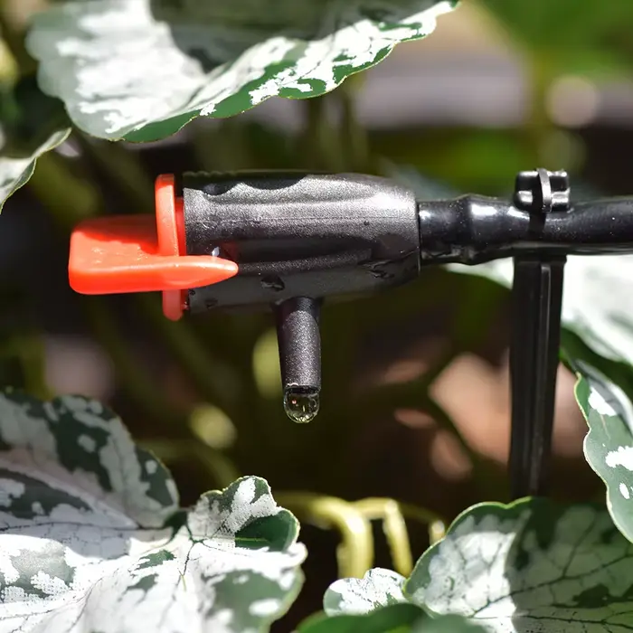 Goutteurs d'irrigation réglables pour système d'arrosage, micro goutteurs d'irrigation goutte à gout