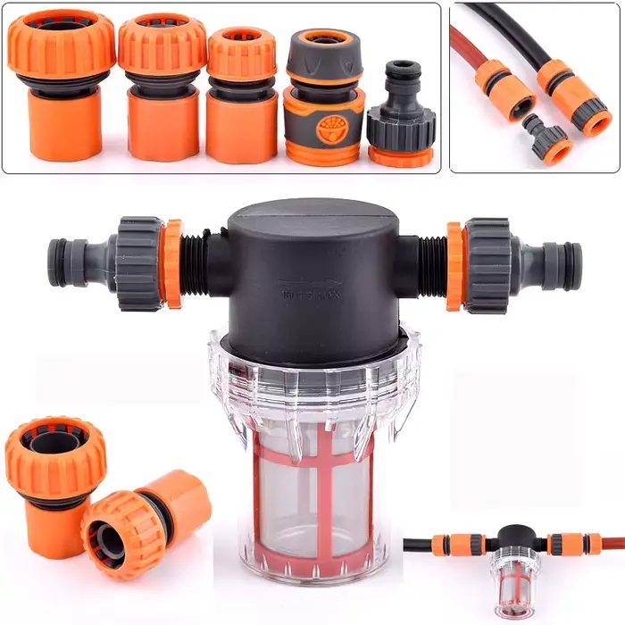 Ensemble de filtres d'arrosage de jardin de 1 / 2 pouce tuyau d'irrigation agricole filtre tuyau d'e