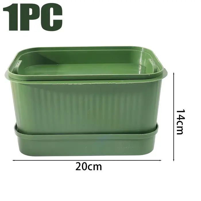 Pot de plantation en plastique pour germination domestique, 1 à 3 pièces, germes de haricots jaunes,