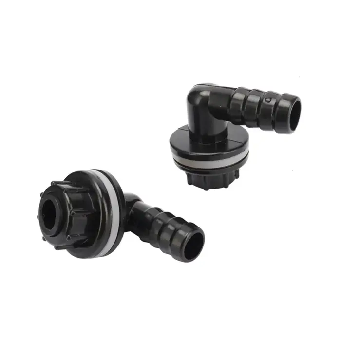 Connecteur de proximité de tuyau de poisson d'aquarium multi-barbe, coude précieux d'eau, raccord de