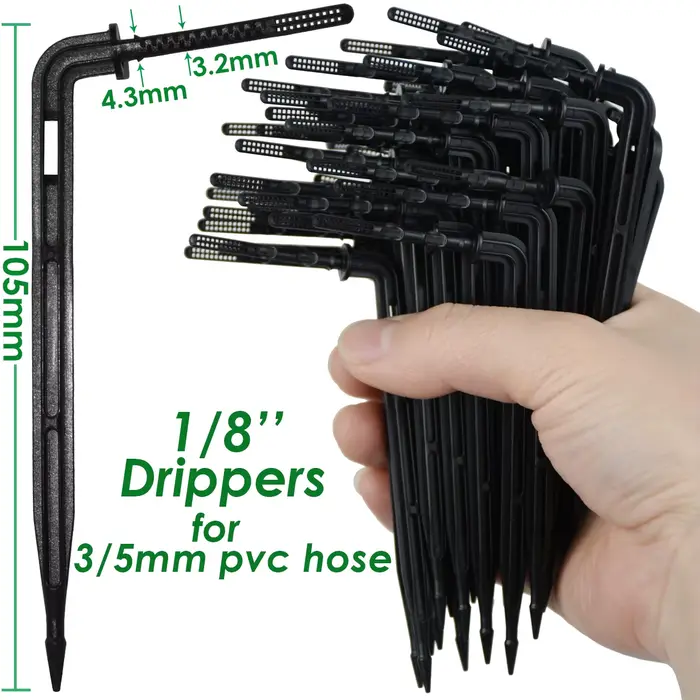 KESLA D'irrigation Goutte À Goutte de Serre 4 Voies 3/5mm Goutte À Goutte Flèche 2 Voies Émetteur BR