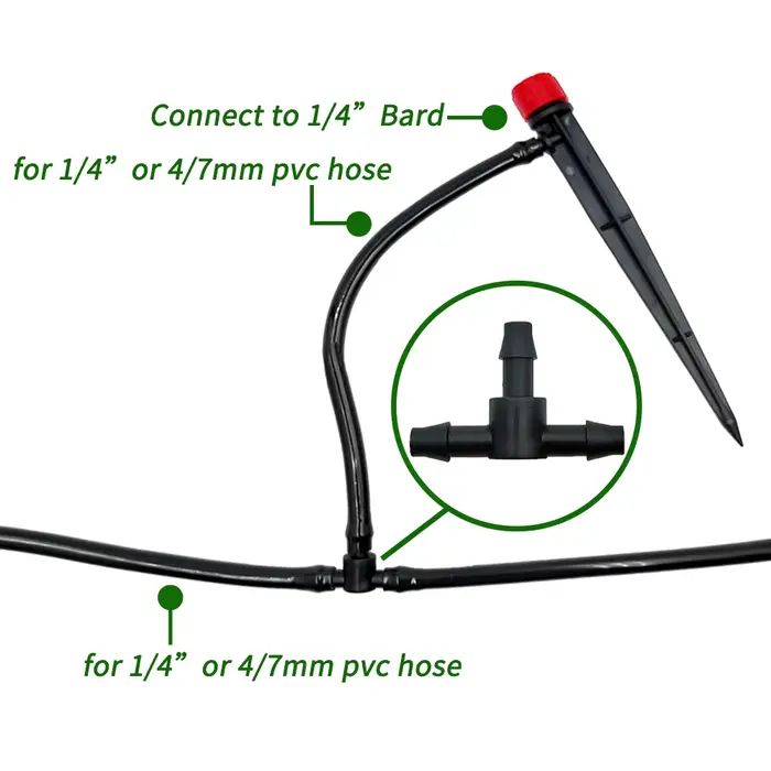 OASIS – connecteur en plastique barbelé à 3 voies, 50 pièces, pour tubes de 4/7mm, raccords de tuyau