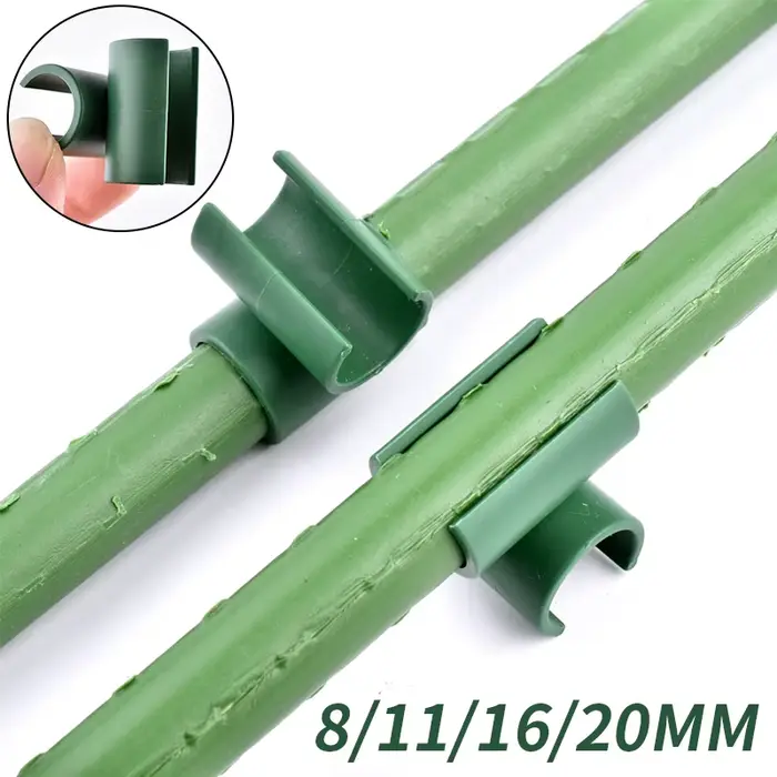 Support pour plantes, Clip croisé fixe, accessoires de Stent en rotin d'escalade de jardin, cadre de