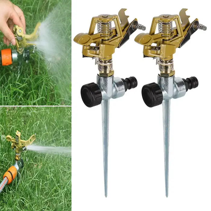 Système d'arrosage automatique pour jardin, rotation à 360 °, d'argile, agriculture, pelouse, ferme,