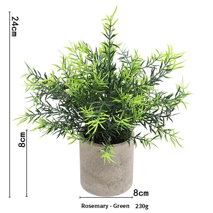 Plante artificielle d'eucalyptus en pot, petite fausse fleur, bonsaï avec pot, mini plante, bureau, 