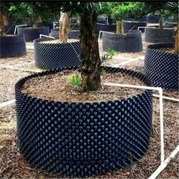 Contrôle de l'élagage de racines de plantes, Pots de pépinière, entraîneur de racines rapides, conte