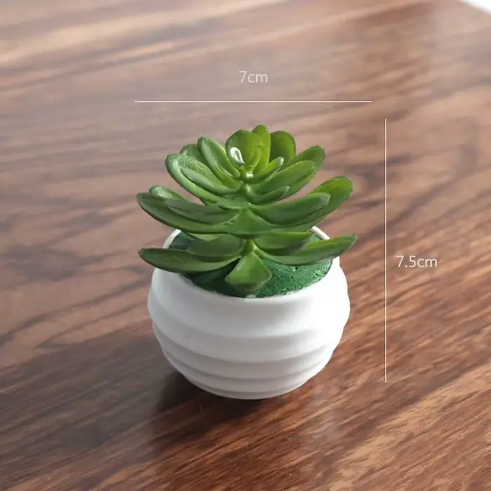 Plantes artificielles bonsaï, petit Pot d'arbre, fausses fleurs, ornements en Pot pour la maison, dé