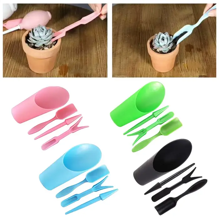 Kit de jardinières de jardin, pelle à semis, cuillère, outil de semis succulentes, engrais bonsaï, p