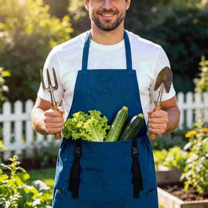 Tablier jardin avec tablier récolte poche pour le jardinage, l'agriculture récolte, tabliers cueille