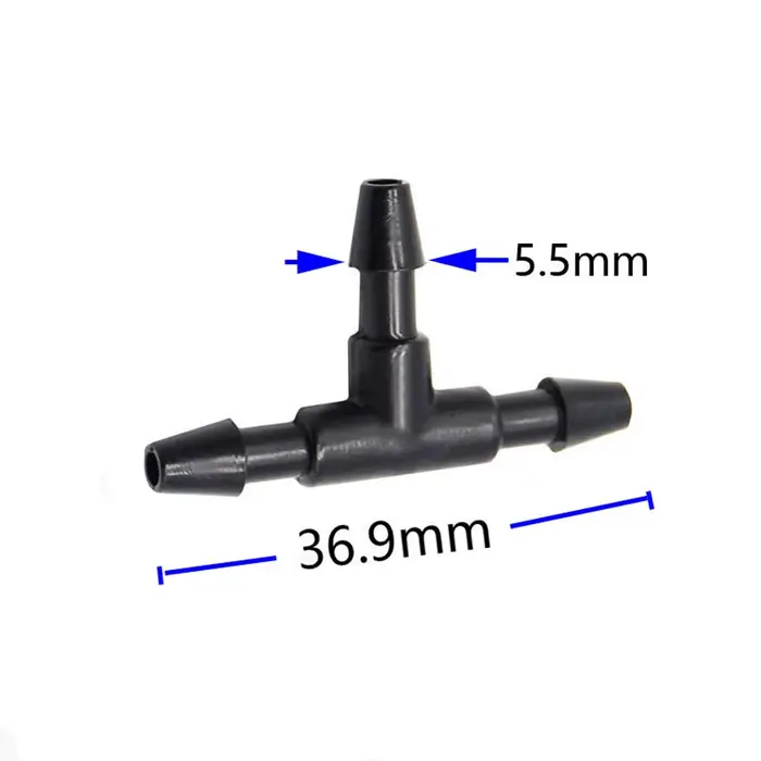 Raccords de séparation d'eau pour système d'irrigation goutte à goutte, micro connecteurs de tuyau b