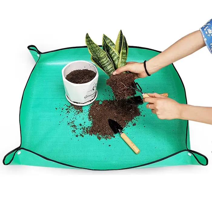 Tapis de reprise de plantes, tapis de transplantation imperméable, tapis d'empotage succulent d'inté