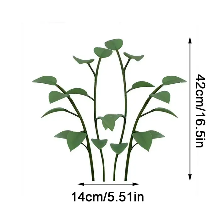 Plante en Pot Lumineuse Magique 007, 4 Pièces/Ensemble, Plante Artificielle LED Document-Proxy, Bran