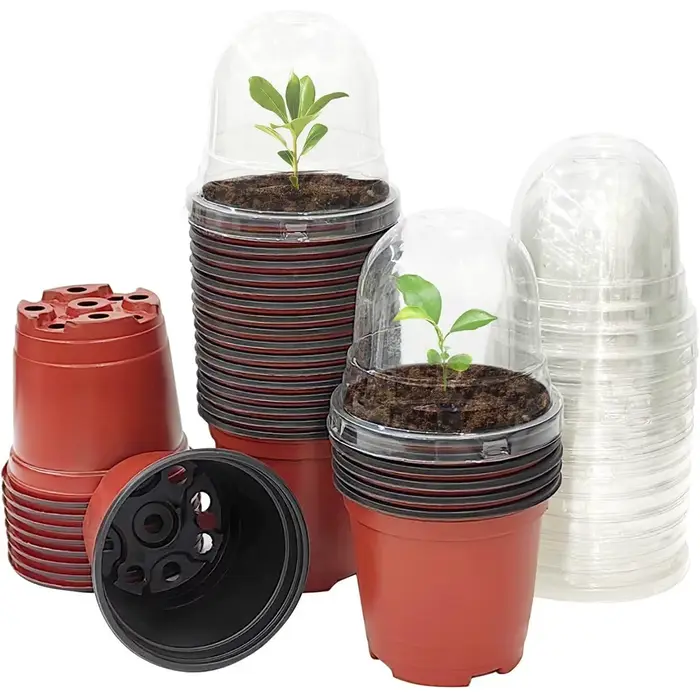 18 pièces (9 pots + 9 couvercles)