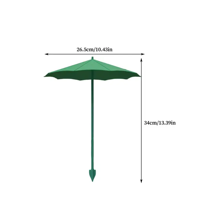 Lot de 3 Parasols pour Plantes, Protection Solaire UV pour Jeunes Pousses, Abri pour Plantes de Jard