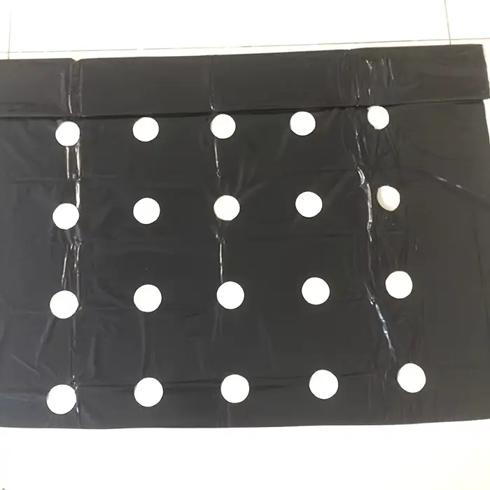 1 rouleau de film plastique perforé, film de protection anti-mauvaises herbes pour jardin, utilisé p