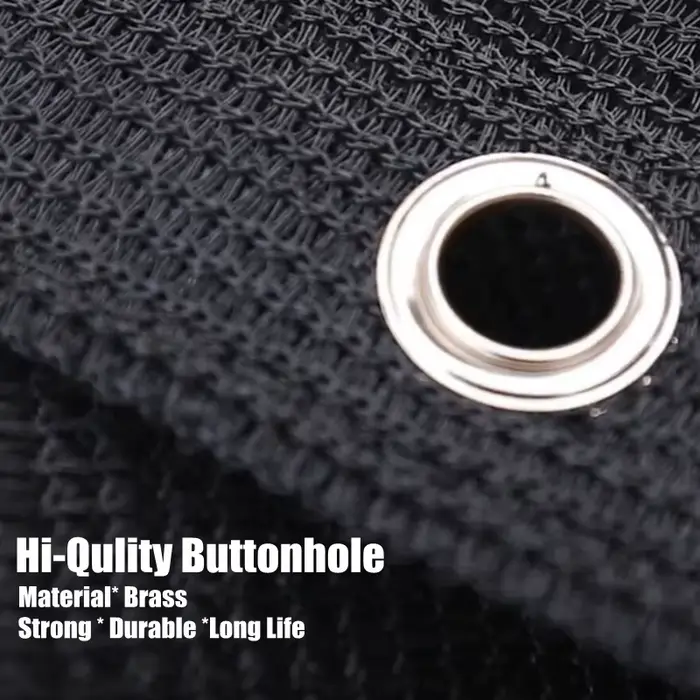 InjSun-Filet d'ombrage rond anti-UV avec œillets, couverture de fleurs pour plantes de jardin, écran