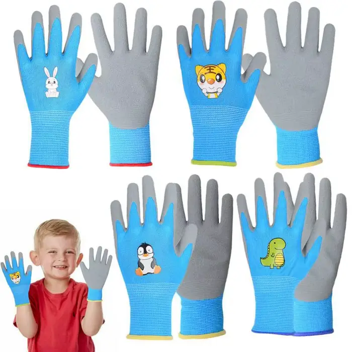 Gants de jardinage imperméables pour enfants