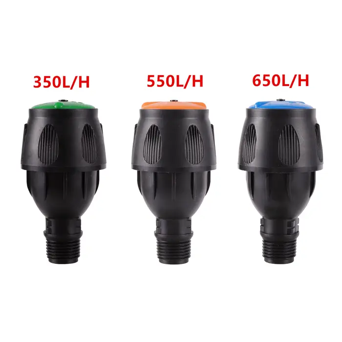 350~650 L/H 360 °   Arroseur rotatif longue Distance pour l'agriculture, avec filetage mâle de 1/2 p