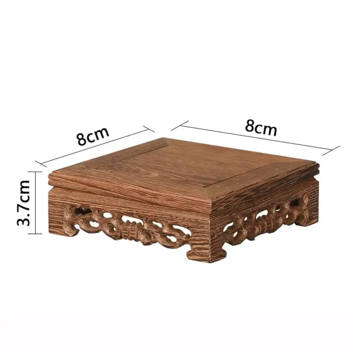 Support de plantes carré de jardin, plateaux de Pot, repose-pieds en bois, Support en bois, décorati