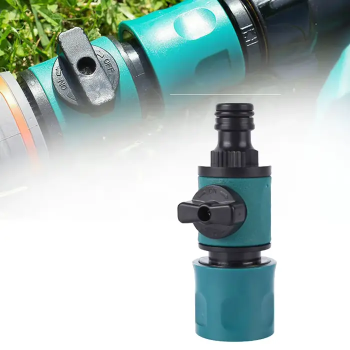 Tuyau d'arrosage, robinet en ligne, raccord de Valve d'arrêt, connecteur rapide d'arrosage avec Valv