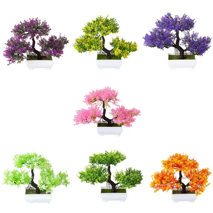Plantes artificielles décoratives en pot