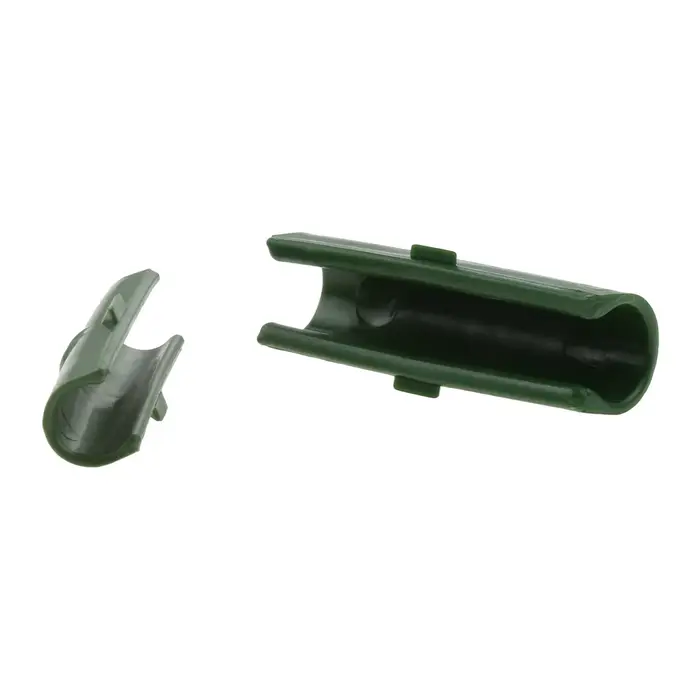 Clips de Film de tuyau de serre, cadre de fixation en plastique vert, pince de Tube, raccords de fil