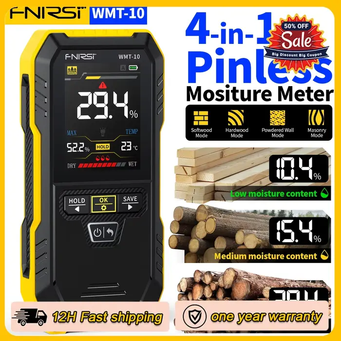 Humidimètre à bois inductif WMT-10