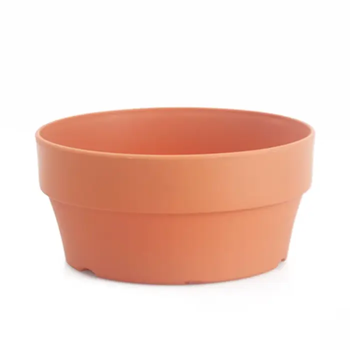 Plateau en Imitation de terre cuite pour plantes, fournitures de jardinage, Pot rond avec trou de Dr
