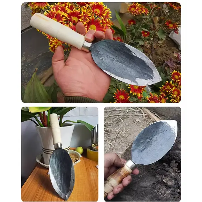 Pelle à petits pétales Portable, pelle de jardinage en plein air, multi-usages, ameublissement du sol, creuser des légumes, outils manuels durables