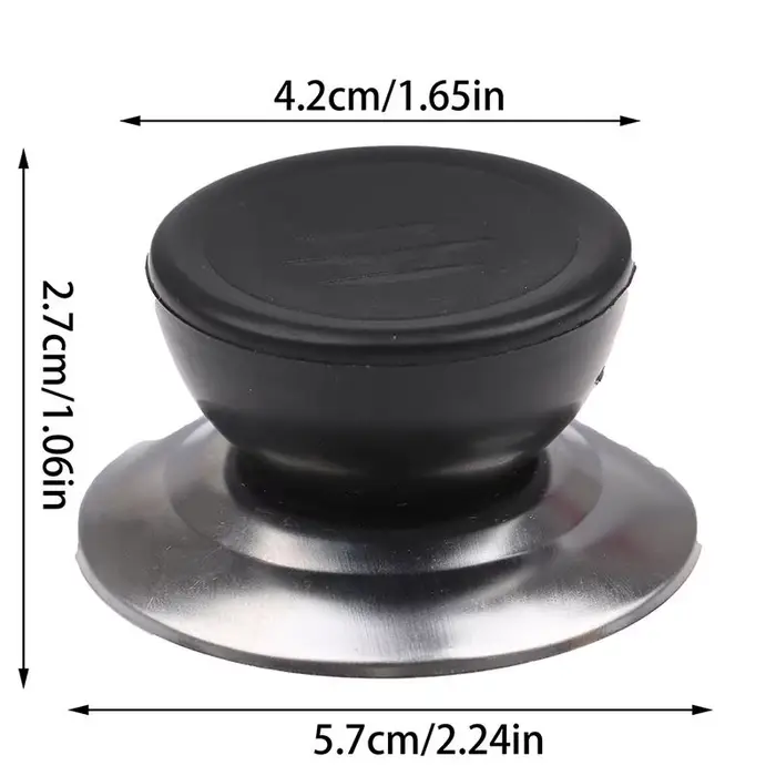 Poignée de couvercle de Pot 3 pièces, bouton de Pot en verre en plastique universel, tête de couverc