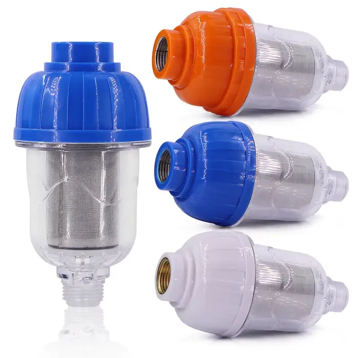 Filtre de robinet de jardin préfiltre, tube d'irrigation, crépine, acier inoxydable 1/2, 40 μm, 3 co
