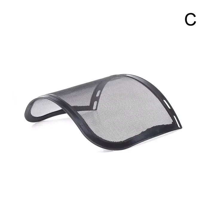 Casque de sécurité pour coupe gazon de jardin, chapeau avec masque de Protection complet en maille p