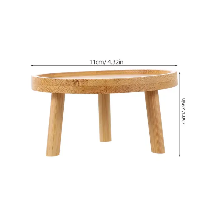 Support pour plantes en bois naturel de 10CM/14CM, support pour pot de fleurs d'intérieur, tabouret