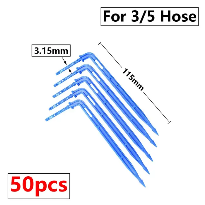 Plier flèche goutteur 1/8 ''1/4" Micro Kit d'irrigation goutte à goutte émetteur 3/5mm 4/7mm tuyau j