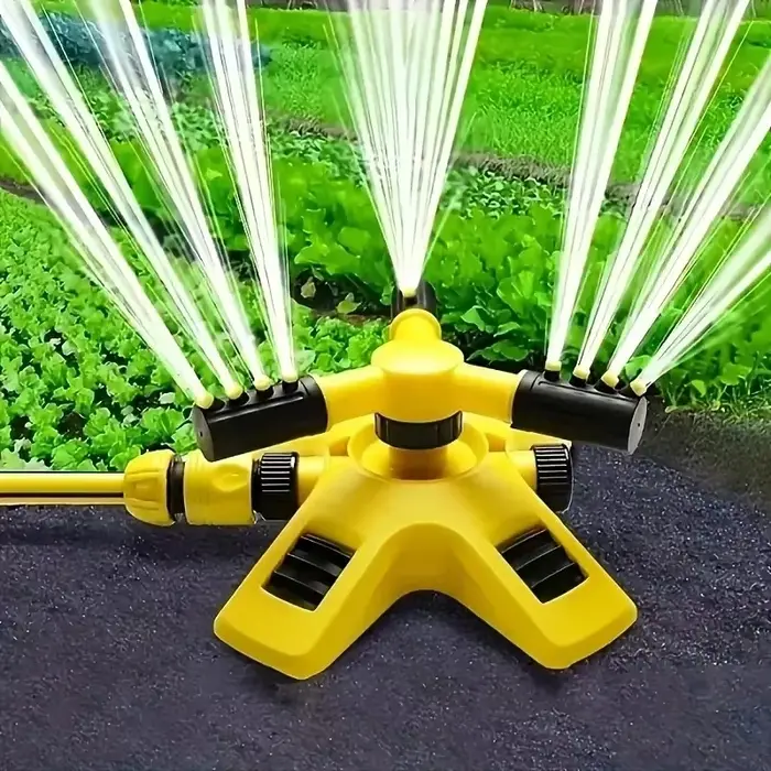 Ensemble de tuyaux d'eau rotatifs automatiques à 360 degrés, arroseur de pelouse de jardin, cour, co