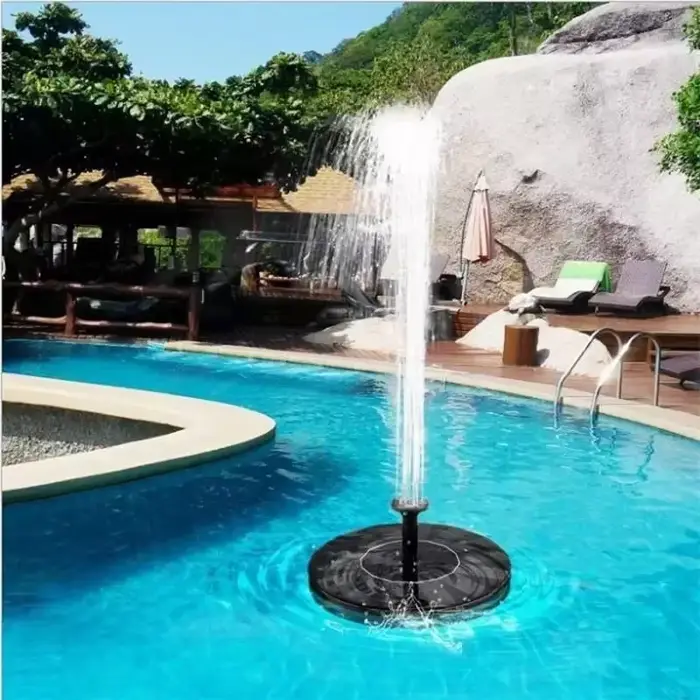 Fontaine solaire flottante d'extérieur, fontaine solaire pour jardin, fontaine pour piscine, décorat