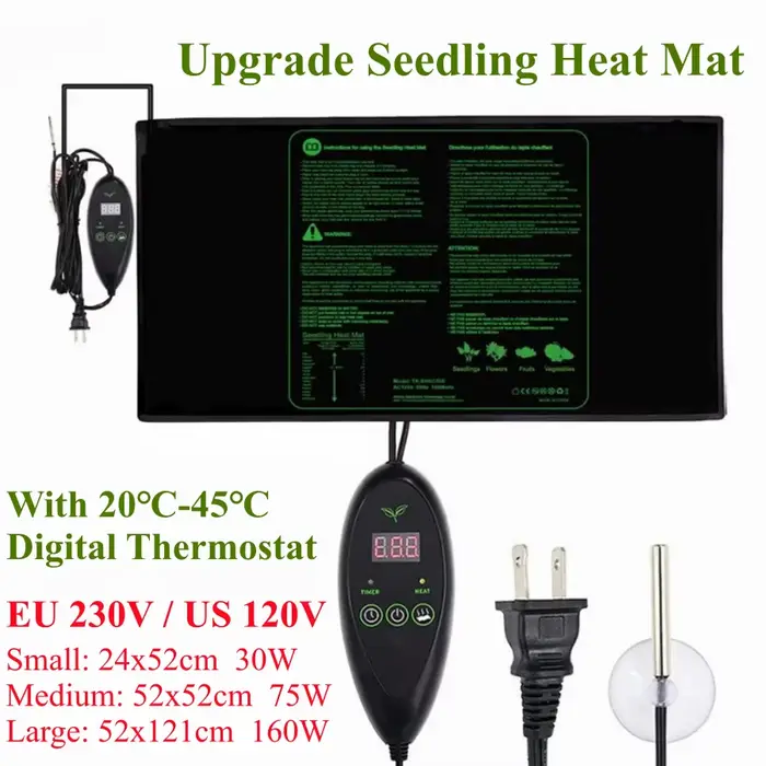 3TANUpgrade-Coussin chauffant imperméable pour la germination des semis, Polymères thermiques pour s