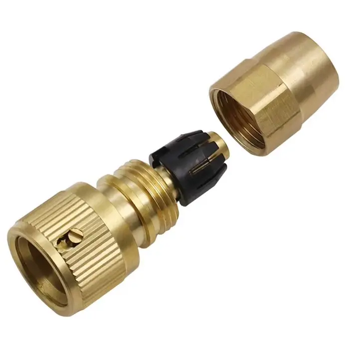 Connecteur d'Arrosage du Robinet en Laiton, Tuyau Extensible pour le Jardin, Dispositif d'Irrigation