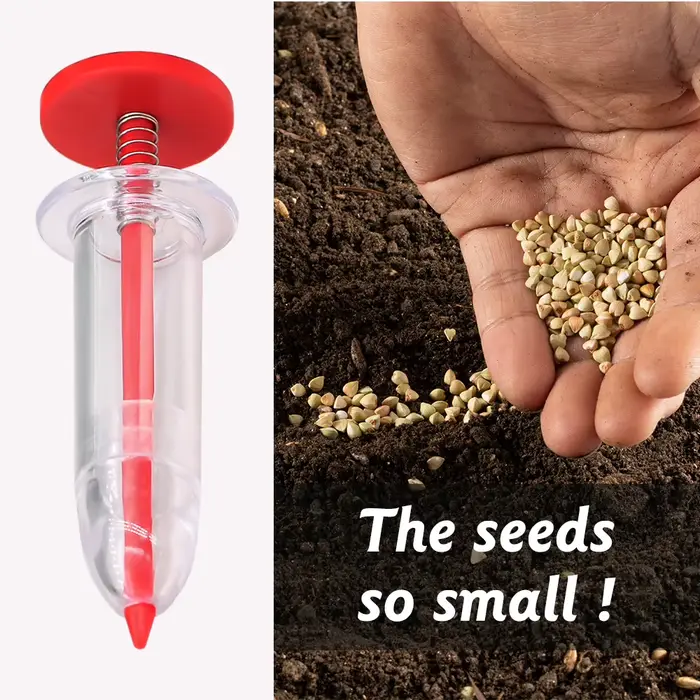 Mini Semoir de Seringue de Précision pour Jardin