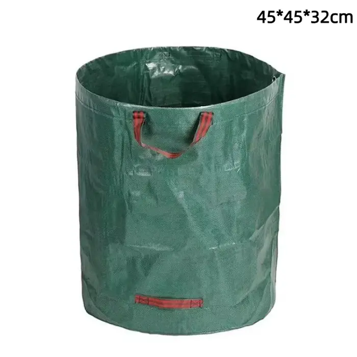 Sacs à déchets de jardin réutilisables grande capacité imperméables avec poignées faciles à saisir p