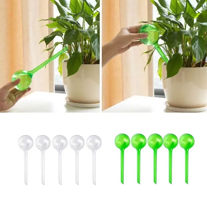 Distributeur automatique d'eau pour plantes, boule en plastique, bidons de fleurs d'intérieur et d'e