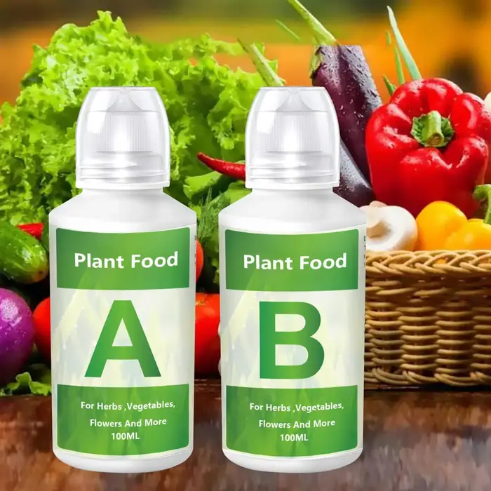 Engrais hydroponique A et B pour plantes de jardin, aliments pour fleurs, légumes, herbes, nutriment