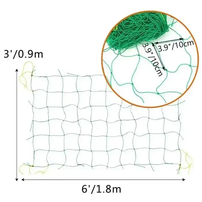 Filet d'escalade pour plantes de jardin, pour tomates, Fruits, légumes, raisins, treillis en Nylon, 